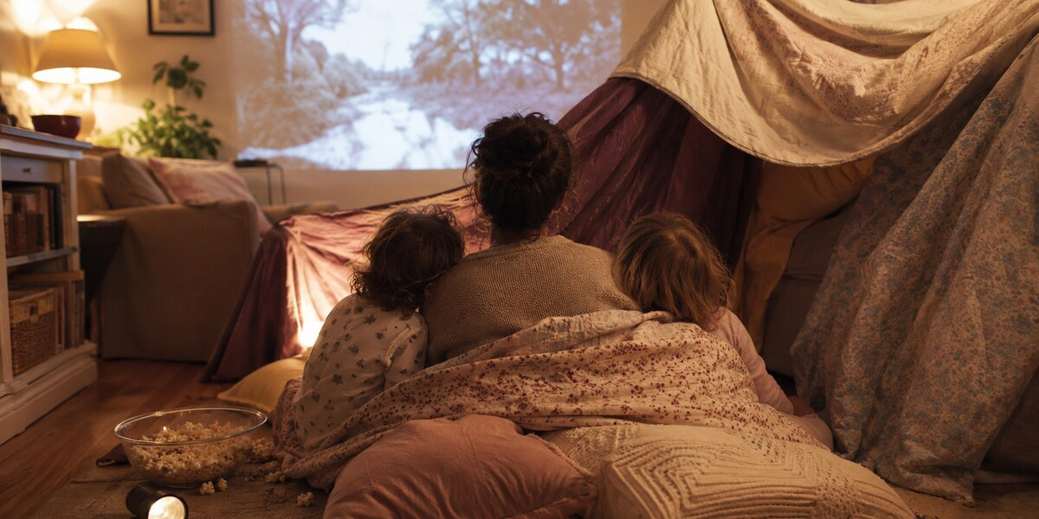 Warm family memory created at home with Moments of Whimsy