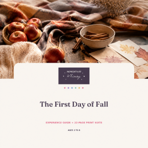 The First Day of Fall Experience Guide and 22-page Print Suite