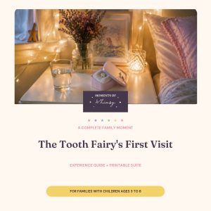 First Tooth Fairy Visit activity kit for children ages 3 to 8